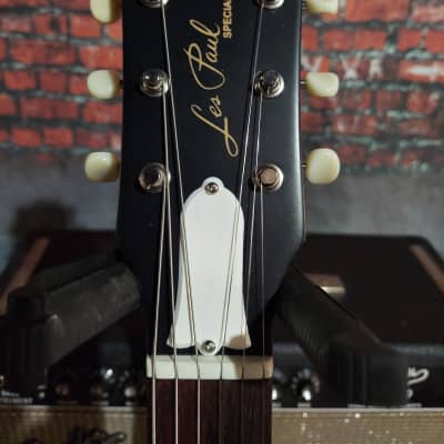 Gibson Demo Shop Les Paul Special Tribute P-90, Custom Satin Black-n-White image 11
