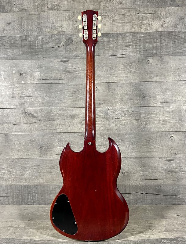Gibson SG Junior 1968 - Cherry.BIG Neck Profile! | Reverb