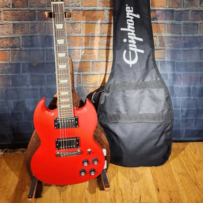 Rare 1989 Epiphone SG Wine Red Gloss Made In Korea Original