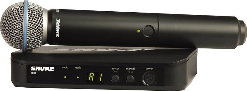 Shure BLX24/B58 Wireless Handheld Microphone System, H9 Band image 1