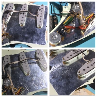 LEFTY! Custom Fender Heavy Relic ST60s Aged Daphne Blue Nitro Over Black Ash Strat 7.4 lb image 25