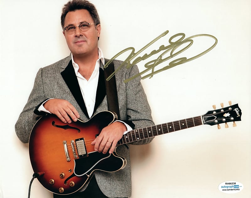 Vince Gill Autographed Signed 8x10 Photo ACOA | Reverb