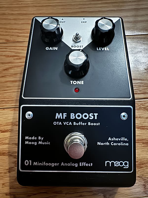 Moog Minifooger MF Boost v2 2010s - Black image 1