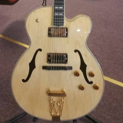 Oscar Schmidt OE40-N Semi-Hollow Natural w/gig bag ***FREE SHIPPING*** for sale