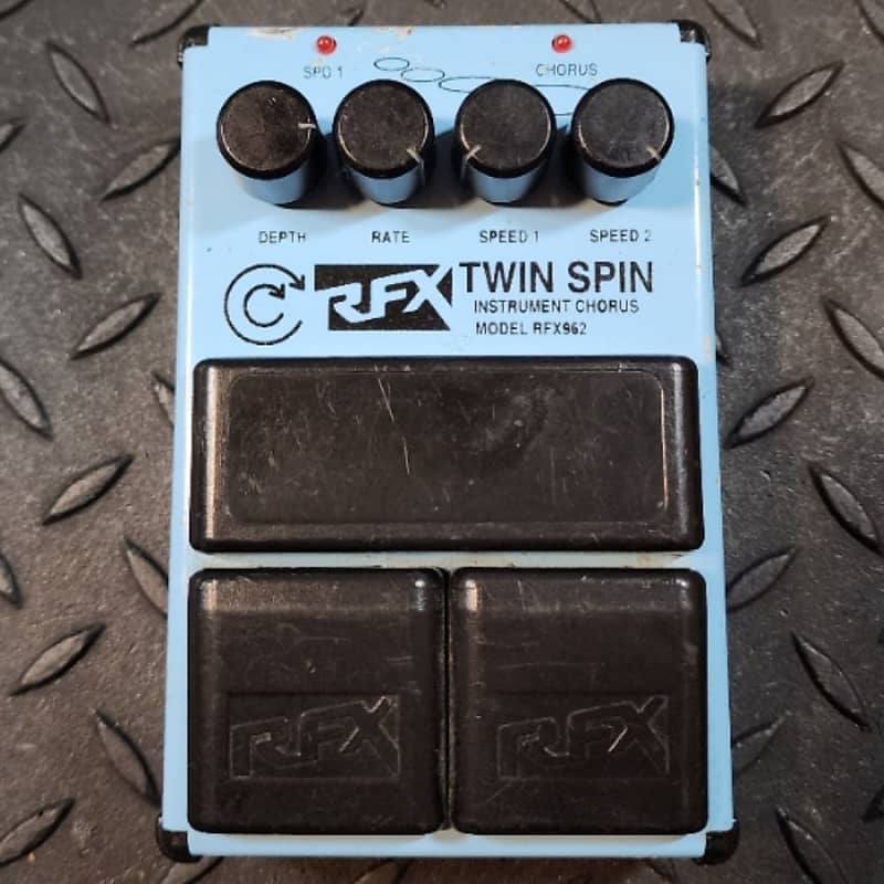 Rolls RFX962 Twin Spin Chorus Leslie RFX962 2000's Blue Reverb