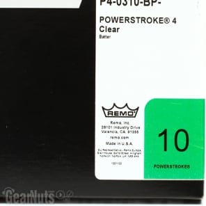 Remo Powerstroke P4 Clear Drumhead - 10 inch image 4