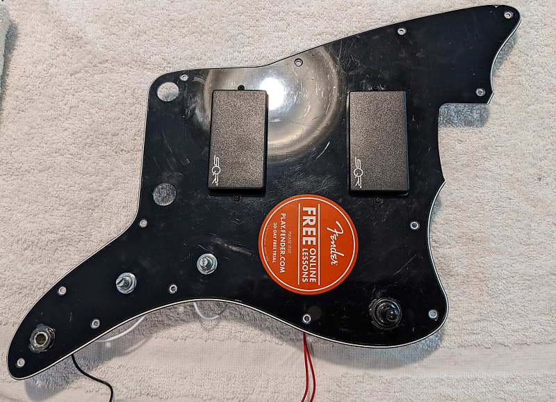 Fender Contemporary HH Jazzmaster Loaded Pickguard Black Reverb
