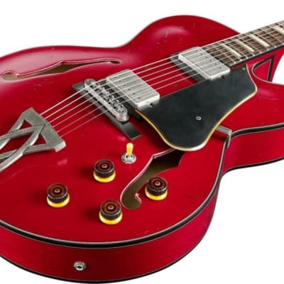 Ibanez AFV10A Artcore Vintage Series Transparent Cherry Red Low Gloss image 5