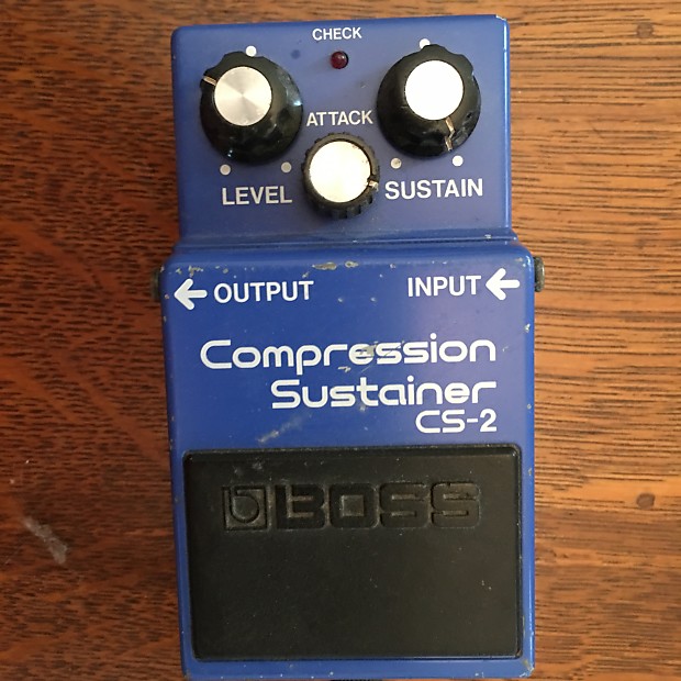 Vintage Boss CS-2 Compressor Sustainer - YouTube