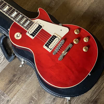 2011 Gibson Les Paul Traditional Pro Trans Red image 4