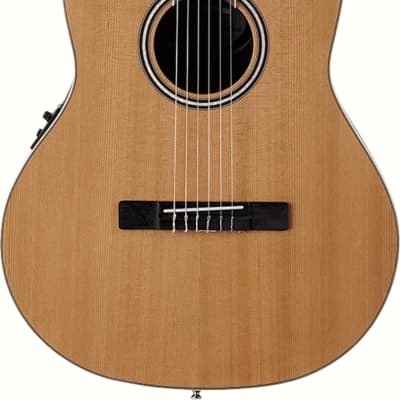 Ovation Applause Balladeer Acoustic-Electric Classical Guitar, Natural Cedar for sale