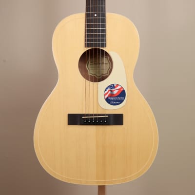 Silvertone 604N Parlor Acoustic Guitar - Natural image 2