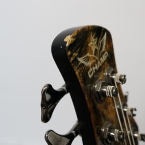 Kraken Champ 3.9 6-string bass guitar w/Maple Burl top. Rare! image 8