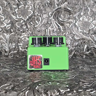 JHS Ibanez TS9 Tube Screamer with "Tri-Screamer" and True Bypass Mods 2017 - Green with Green Knobs image 5