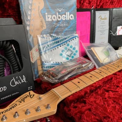 2019 Fender Custom Shop Ltd. Edition Jimi Hendrix Strat Izabella - Aged Olympic White image 15