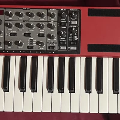 Nord Wave 49-Key 18-Voice Polyphonic Synthesizer 2007 - 2013 with partially broken soft case