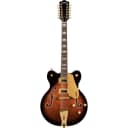 Gretsch G5422G-12 Electromatic Classic Hollow Body Double-Cut 12-String with Gold Hardware, Laurel Fingerboard - Single Barrel Burst