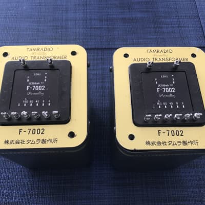 Pair of TAMURA F-7002 3.5k 300B output transformers image 2
