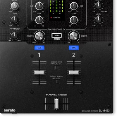 Pioneer DJM-S3 Professional 2-Channel Serato DJ/DVS Mixer (OPEN BOX DEAL) image 2