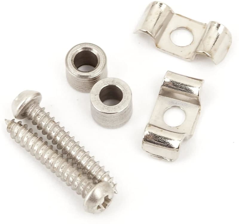 FENDER - Pure Vintage 1965 Jazzmaster Witch Hat Knobs  (2)  Vintage White - 0992086000 image 1