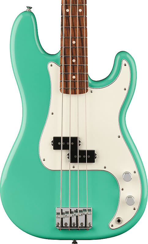 Fender Player Precision Electric Bass Pau Ferro Fingerboard, Sea Foam Green image 1