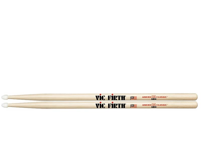 Vic Firth American Classic Hickory Drum Sticks 5BN image 1