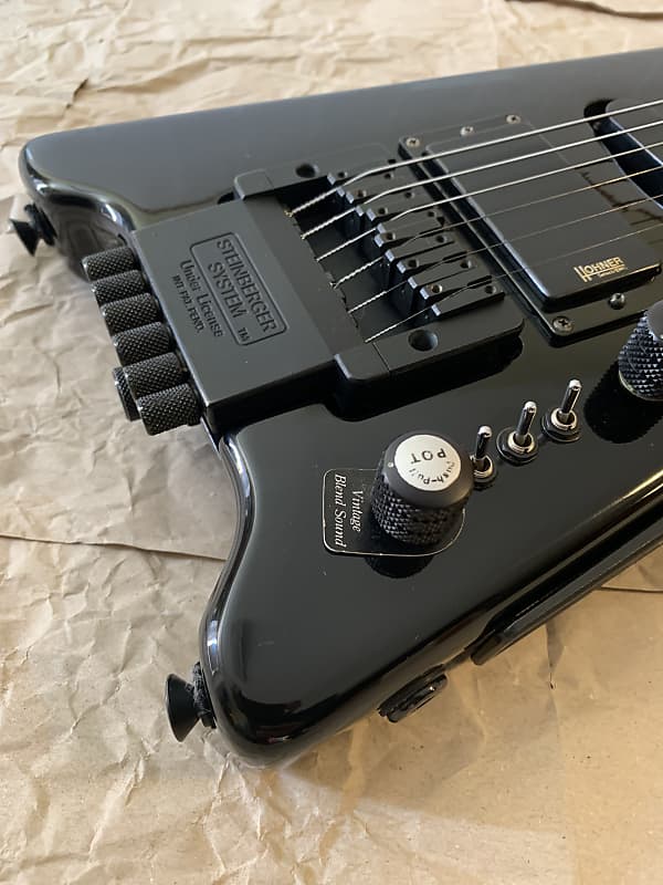 Hohner G3T 1989 Black Steinberger Licensed Hss EMG Select