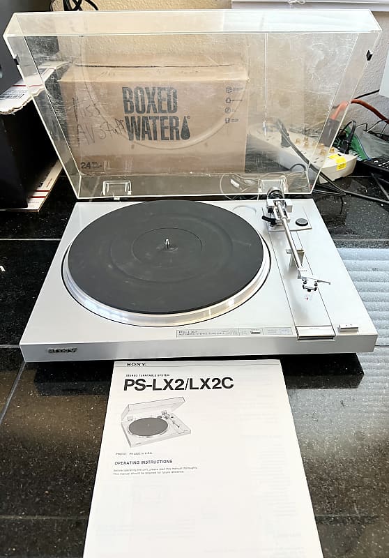 Vintage Sony PS-LX2 Direct Drive Turntable W/ Stanton RS500DJ | Reverb