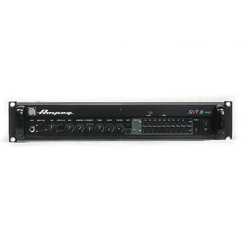 Ampeg SVT III Pro 450-Watt Hybrid Rackmount Bass Amp Head | Reverb