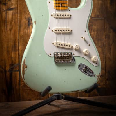 Fender Custom Shop '58 Strat Relic - Super Faded Aged Surf Green for sale