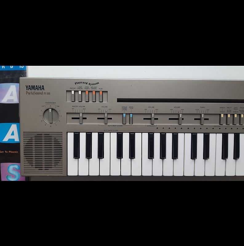 Yamaha Portasound PC - 100 / With Playcards | Reverb