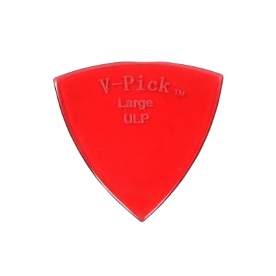 V-Picks Large Pointed Ultra Lite Guitar Pick Ruby Red (3) image 2