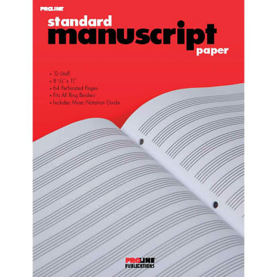 Proline Standard Manuscript Paper image 1
