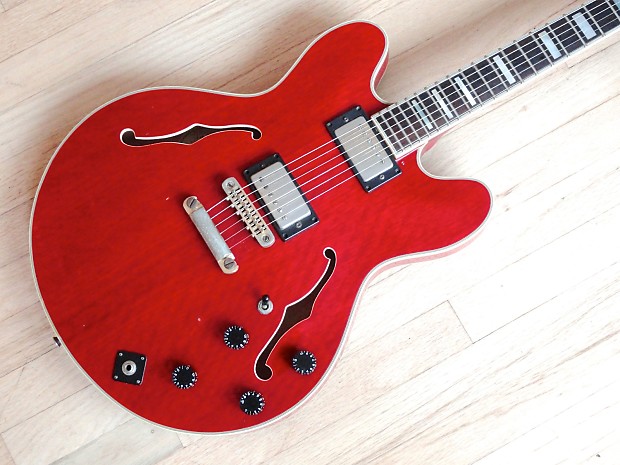 washburn HB-35 セミアコ レッド Washburn HB-35 Cherry 2018 – Chicago Music Exchange
