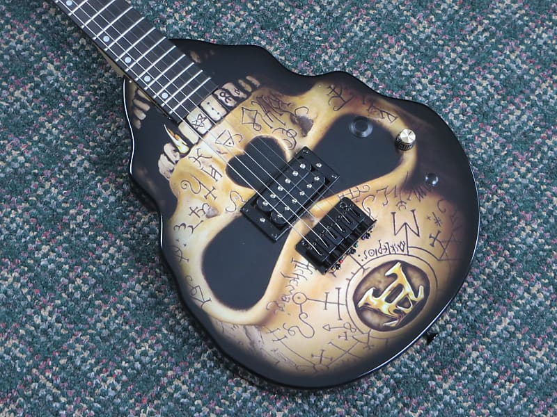 Alchemy Gothic Skull Guitar Body/ Maple Neck w/ Ebony Board Partscaster! image 1