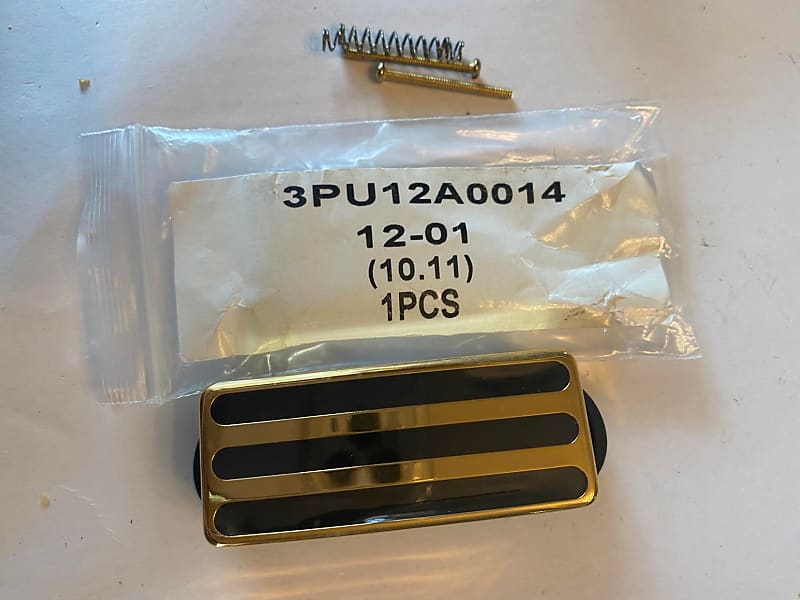 Genuine Ibanez 3PU12A0014 Bridge  Pickup mini humbucker ACH4-M - gold for AGR73T-TSW image 1