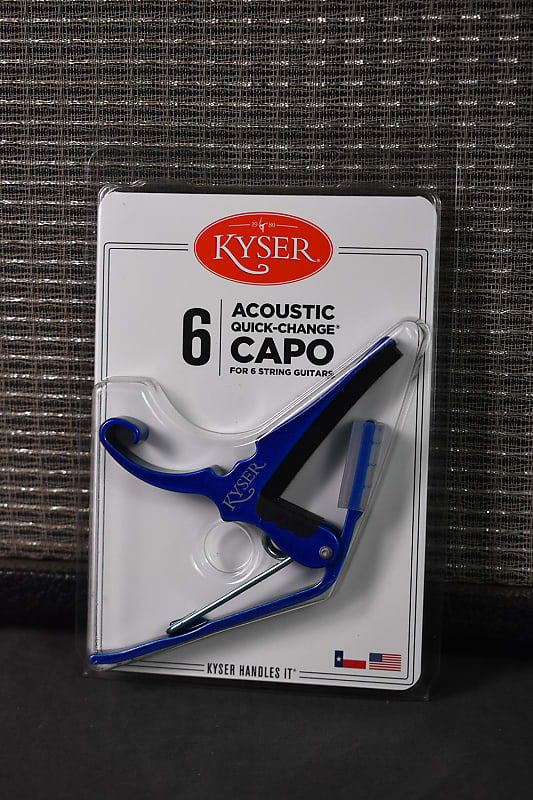 Kyser Quick-Change Capo Blue (KG6U) image 1