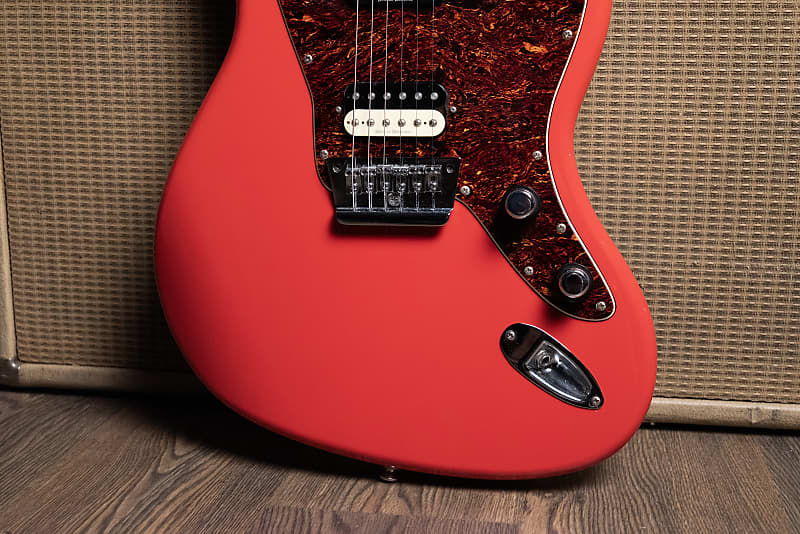 2011 Squier Vintage Modified HH Jaguar - in Fiesta Red | Reverb