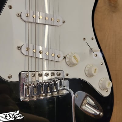 Fender Starcaster Electric Guitar Black Used image 8