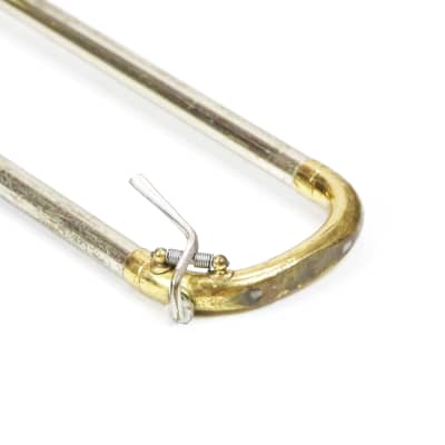 1960s Getzen Super Deluxe Tenor Trombone Brass Chrome Jazz Band Studio Stage Model Instrument Horn Made in USA Original Hard Shell Case (T178) image 6