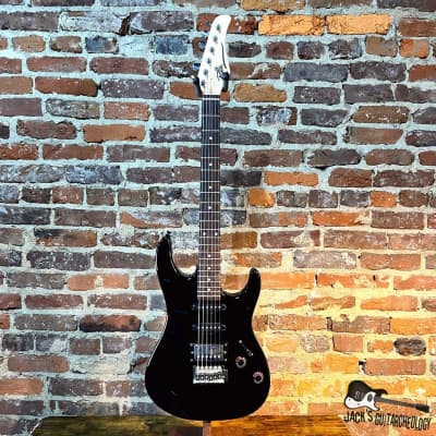 Rogue Super S-Style Electric Guitar w/ Upgraded Bridge Pickup (2000s - Black) image 2
