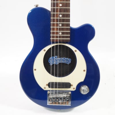Pignose PGG-200 BLUE Built-in Amp travel mini guitar Worldwide Shipment image 4