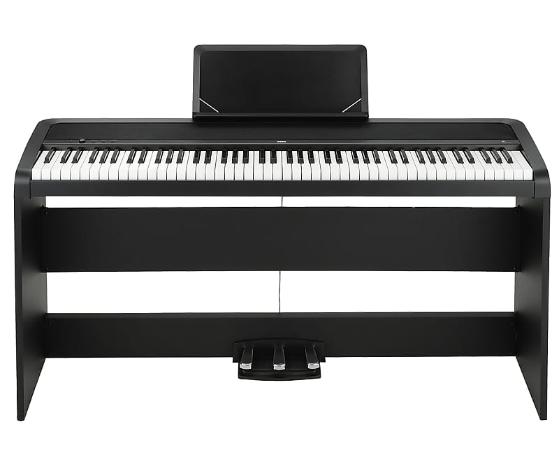 KORG ( コルグ ) B1SP-BK 電子ピアノ　88鍵 Korg B1-SP-BK 88-Key Digital Piano w/ Stand and Pedals | Reverb