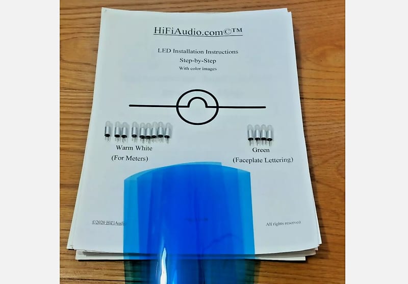 McIntosh MC206 bulbs lamps lights  			