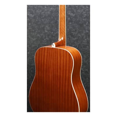 Ibanez Performance Series PF15L Left-Handed Acoustic Guitar, Rosewood Fretboard, Natural High Gloss image 9