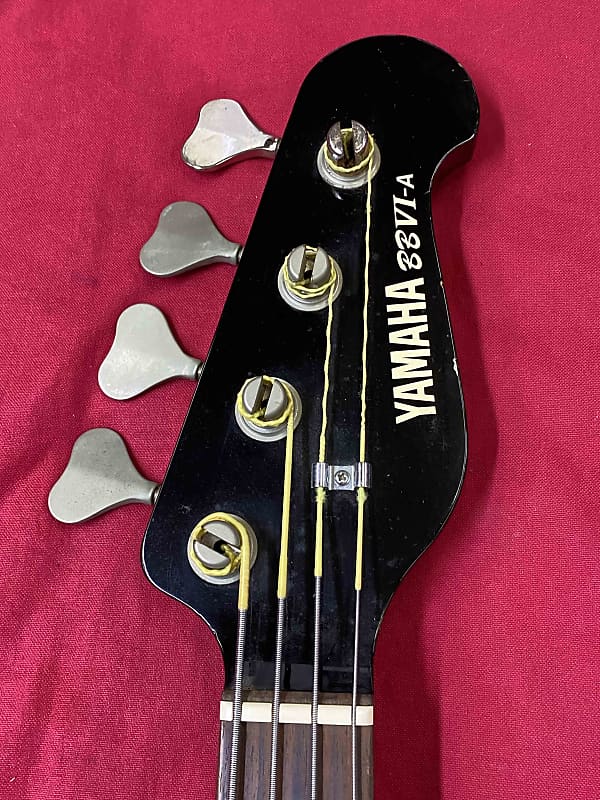 Yamaha BB VI-A Broad Bass 1980's Black Japan Electric Bass Guitar