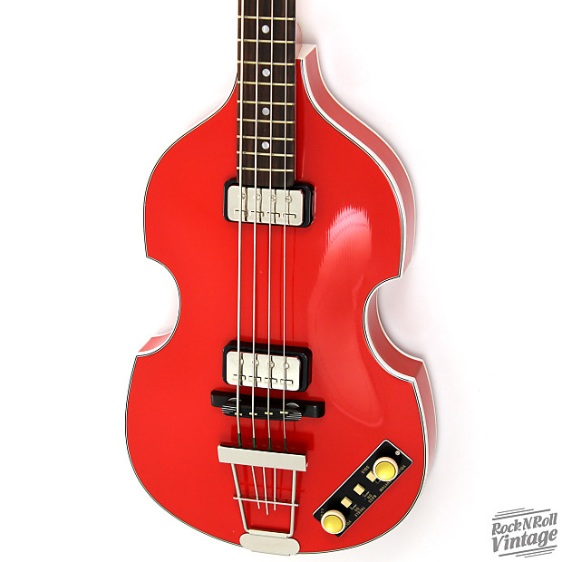 Red hofner bass store