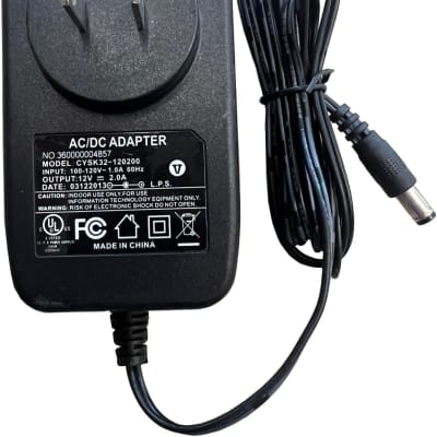 12V AC/DC Adapter Compatible with Yamaha PA-150B MX88 MX61 MX-61 MX49 Keyboard Synthesizer TG300 MU2000 MU2000EX MU500 MU1000 MU90 MU90R MU100 MU100R Tone Generator EMP100 1.5A Power Supply