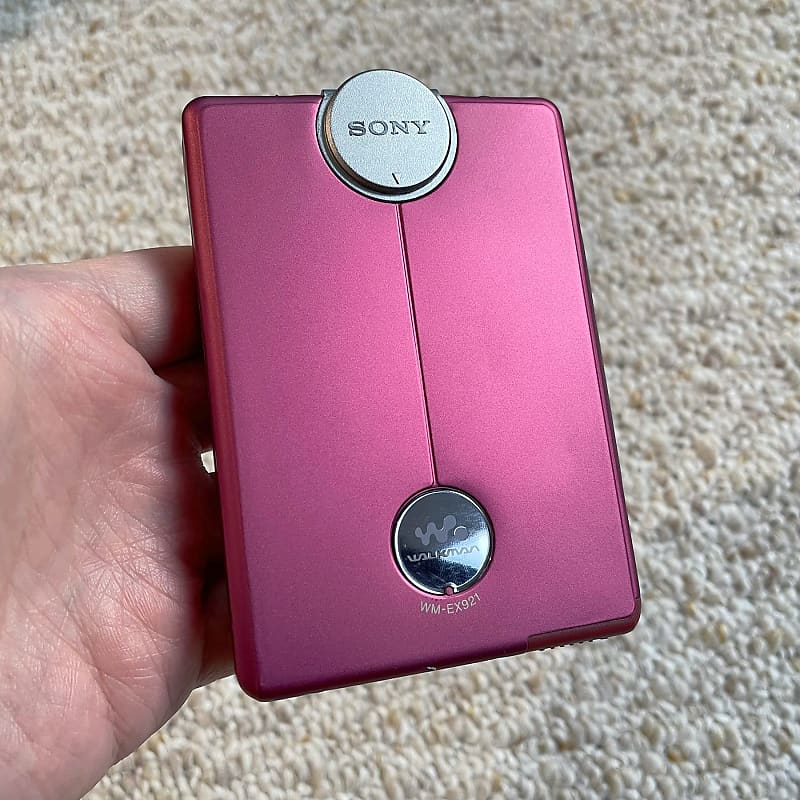 [RARE] Sony EX921 Walkman Cassette Player, Awesome Pink Purple ! Working !