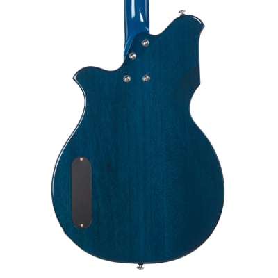 Airline Guitars MAP FM Blueburst Flame - Updated Vintage Reissue Electric Guitar - NEW!! image 2